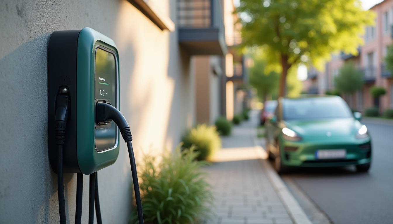 Différents modèles de bornes de recharge pour véhicules électriques installées à Sornay