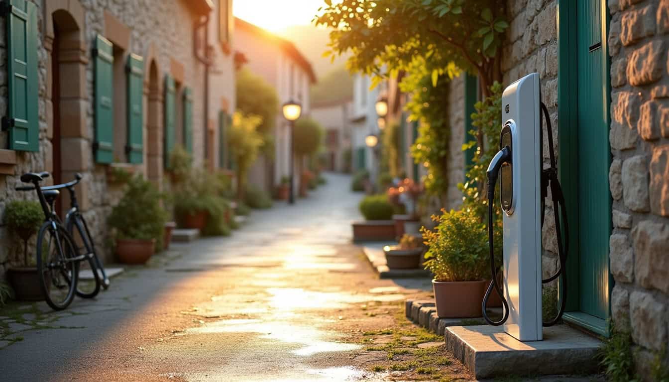 Différents modèles de bornes électriques installées à Saint-Sulpice-et-Cameyrac