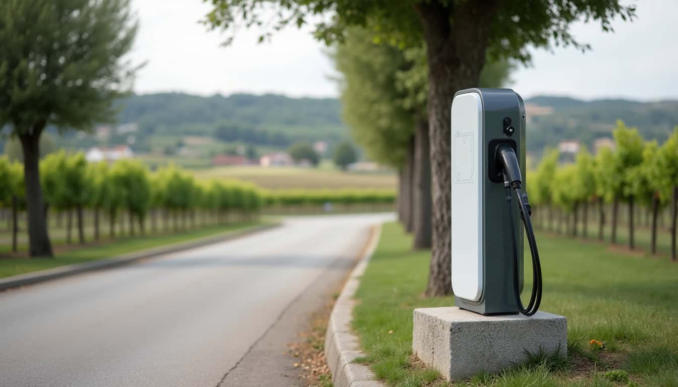 Différents types de bornes de recharge électrique installées à Seignelay