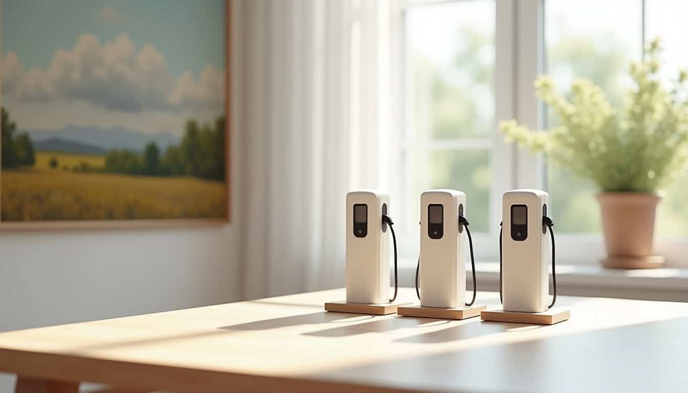 Différents types de bornes de recharge électrique pour voiture en milieu rural