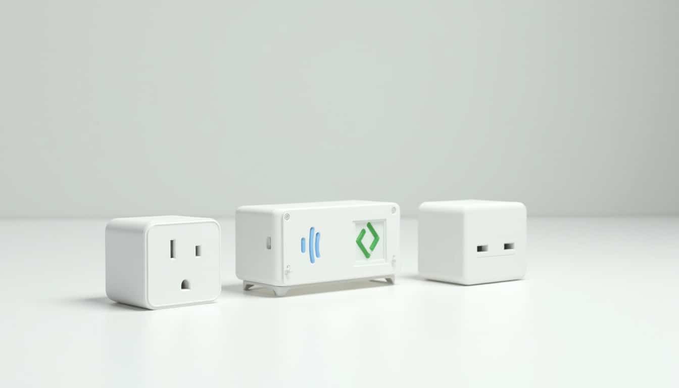 Différents types de bornes de recharge électrique: prise renforcée, wallbox monophasée, wallbox triphasée