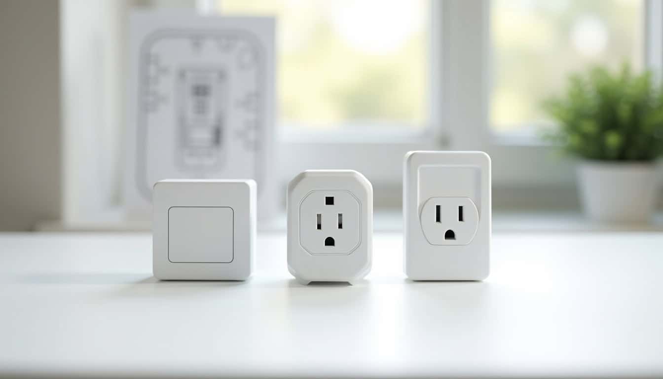 Différents types de bornes de recharge électrique: wallbox, prise renforcée, borne triphasée