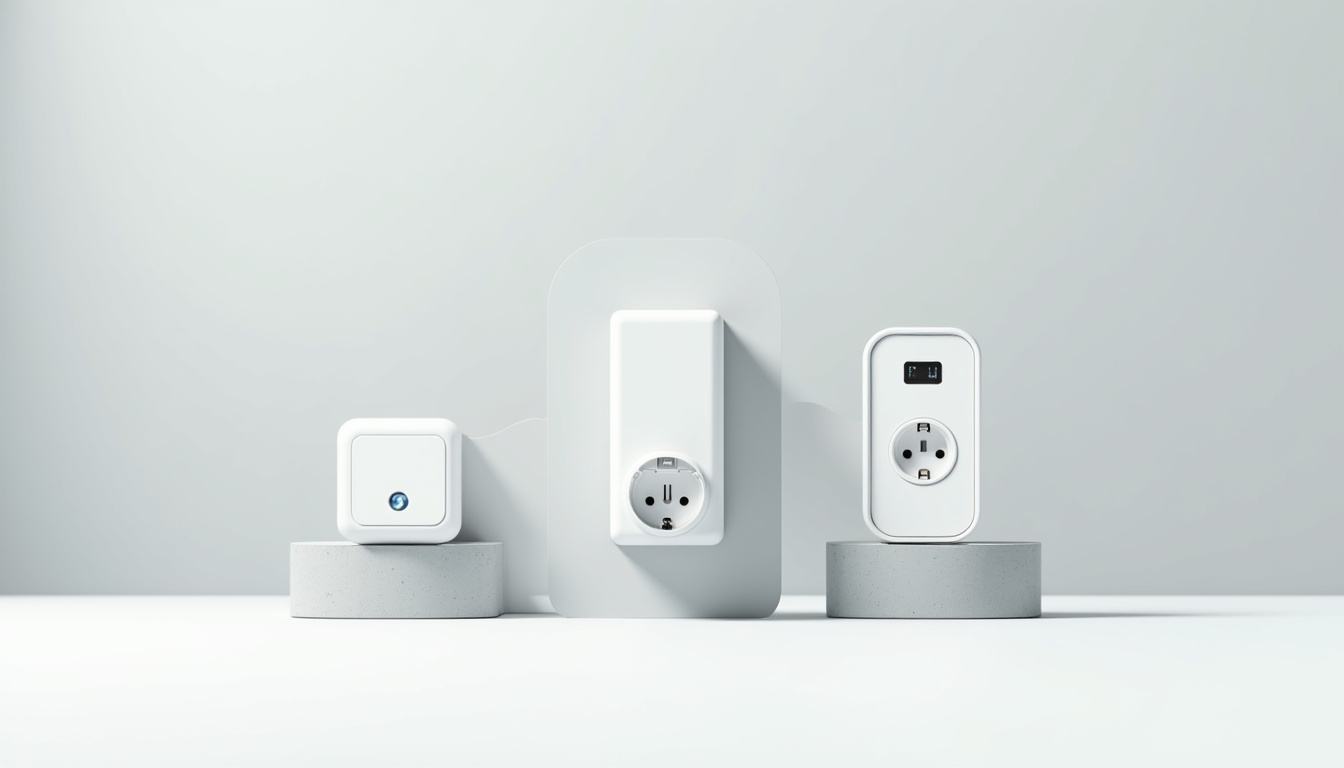 Différents types de bornes de recharge installées en extérieur: wallbox, prise renforcée et borne connectée