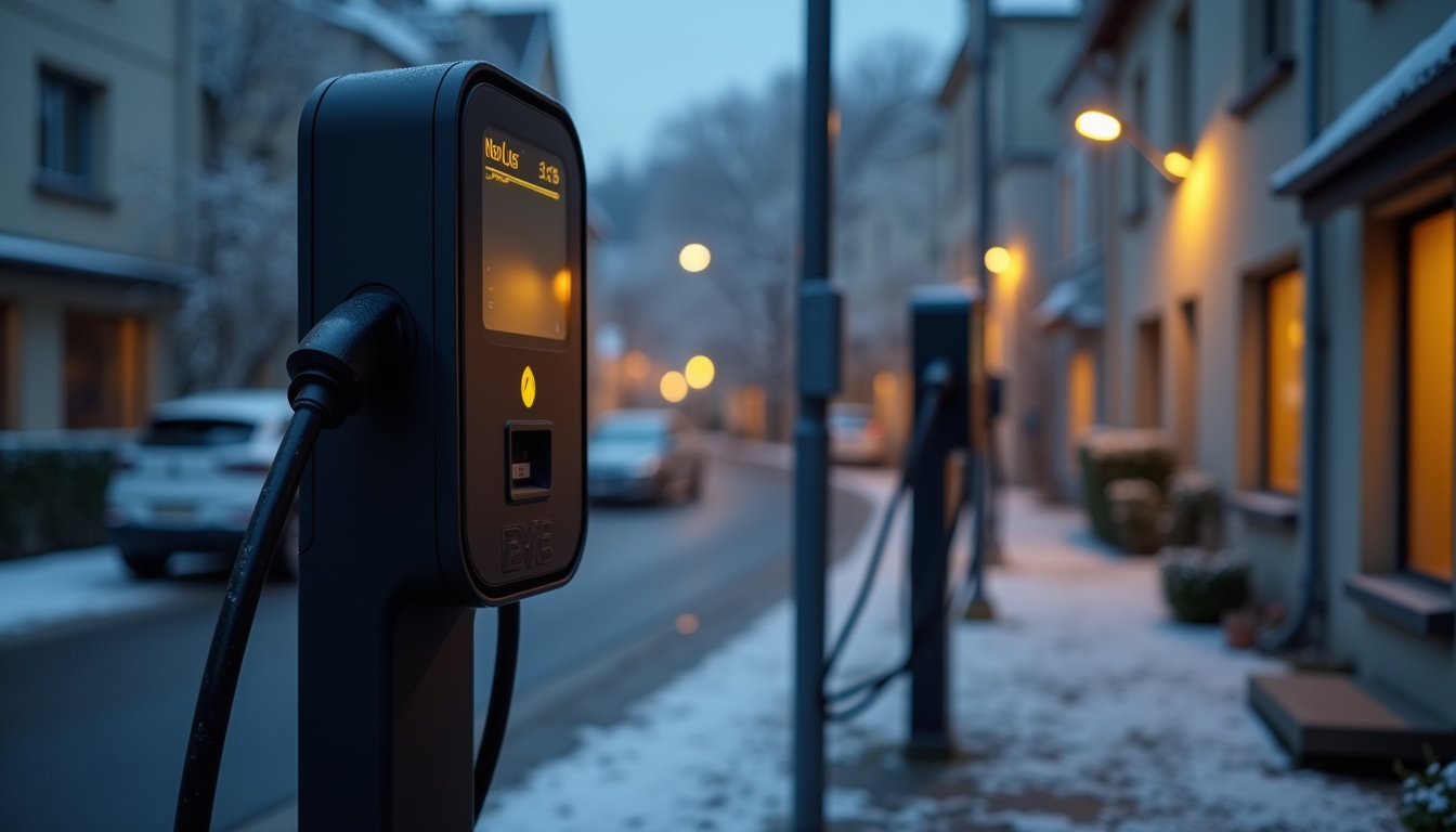 Différents types de bornes de recharge pour véhicules électriques installées en extérieur à Échenoz-la-méline