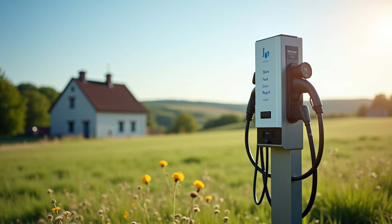 Différents types de bornes de recharge pour voiture électrique à Clécy