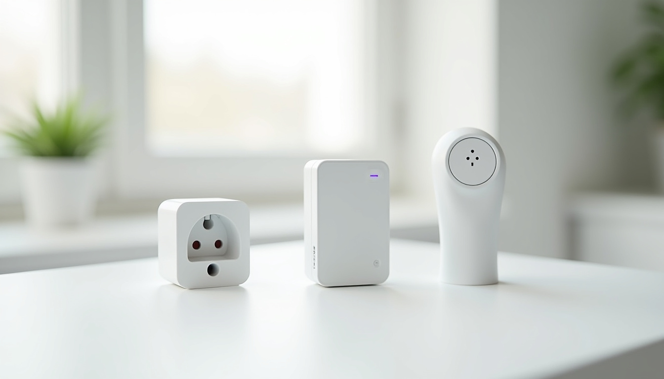 Différents types de bornes électriques installées à Frans: prise renforcée, wallbox simple et borne connectée