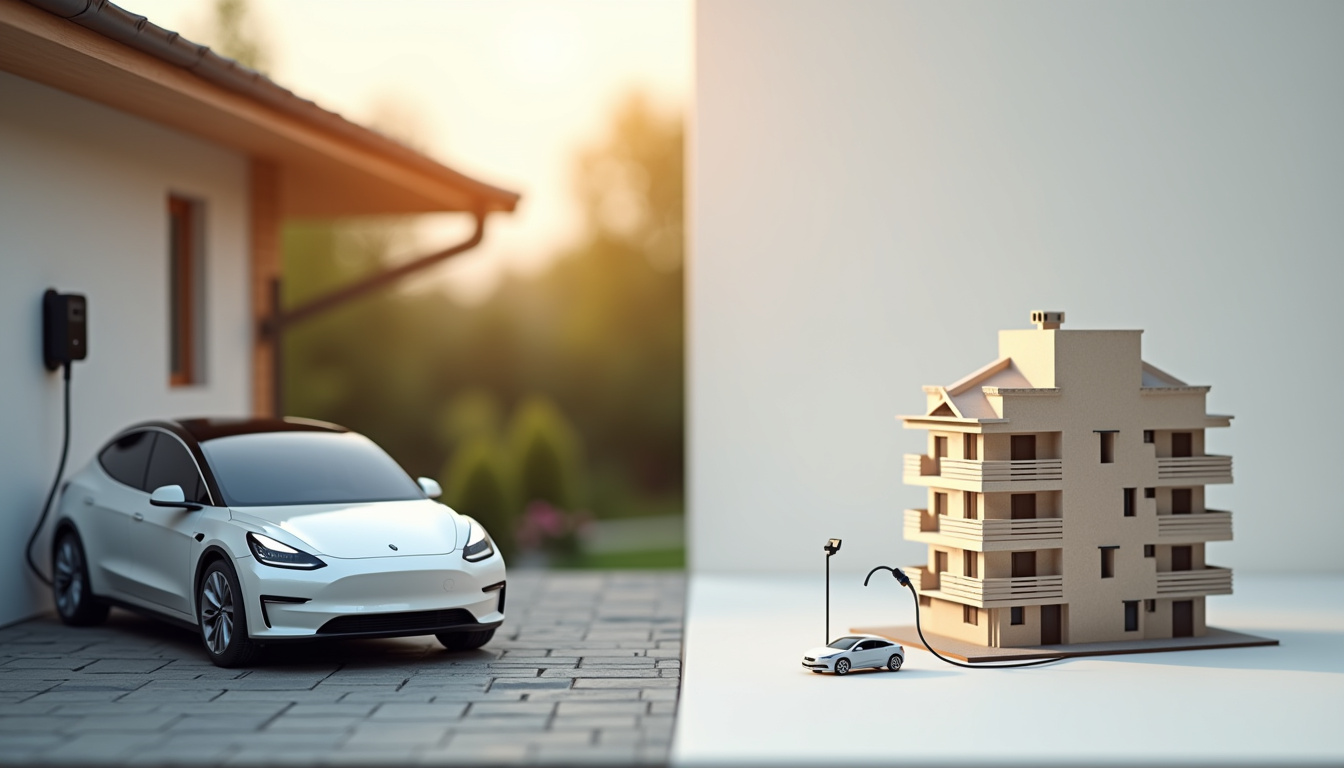 Différents types d'installation de borne électrique: maison individuelle et copropriété