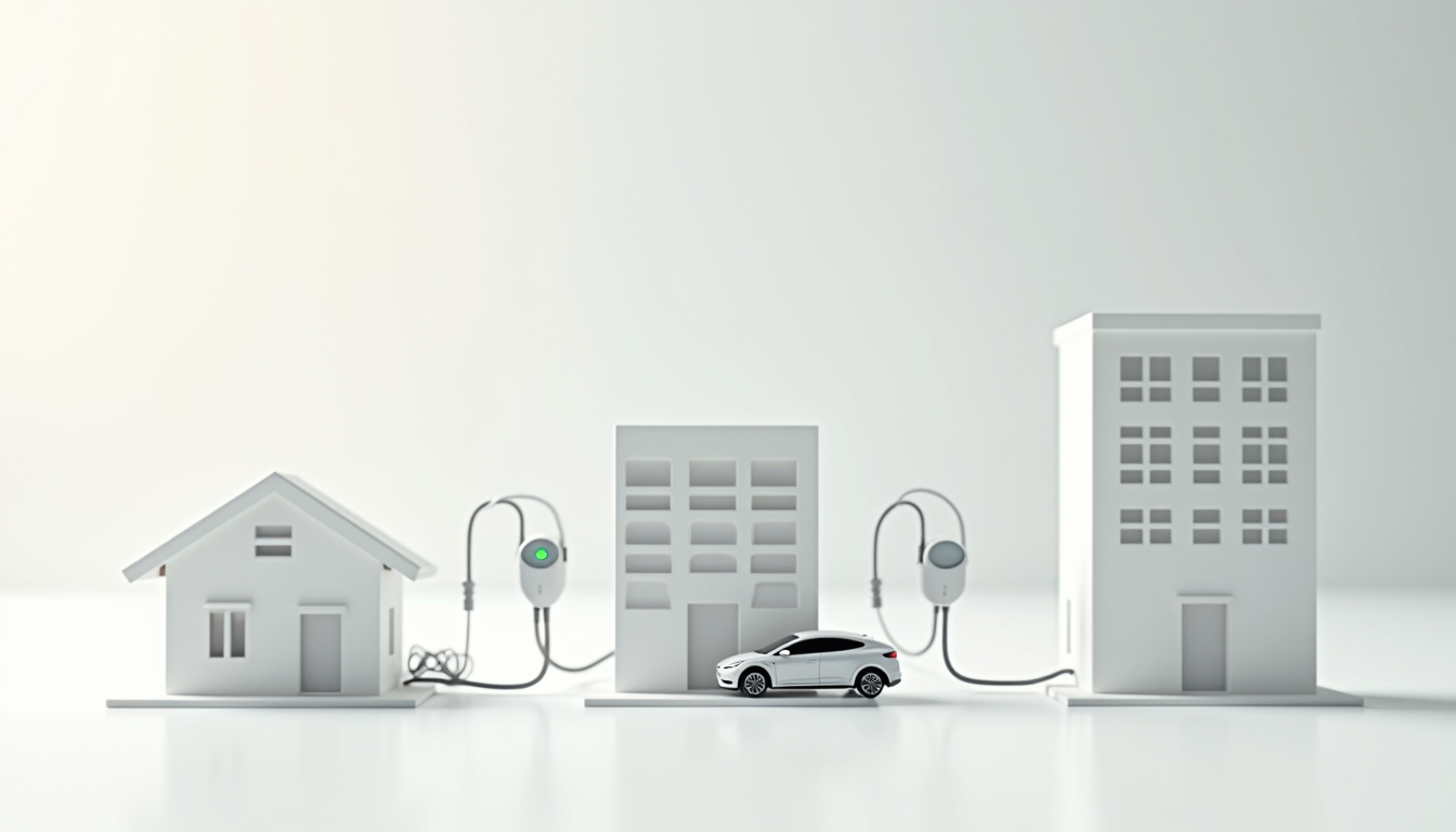 Différents types d'usages pour une borne électrique aux Ponts-de-Cé: maison, copropriété, entreprise