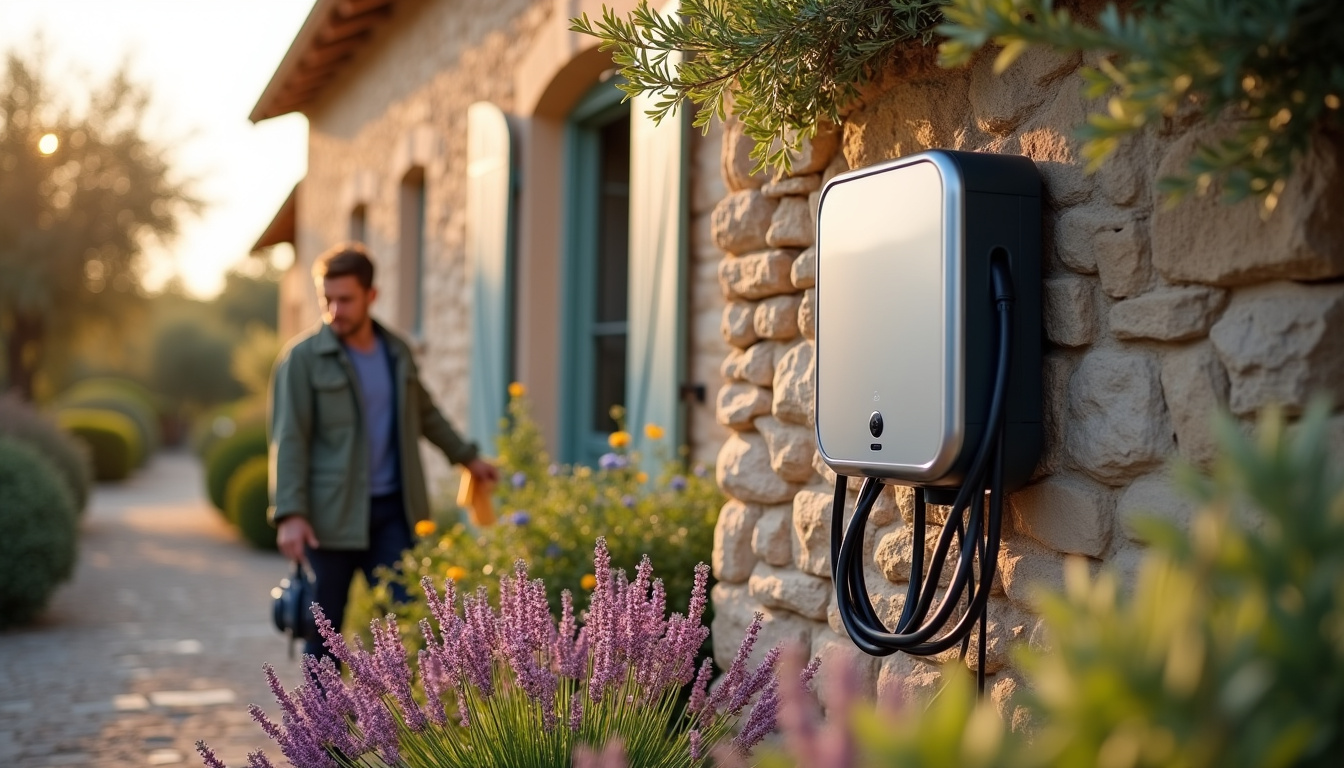 Entretien et maintenance d'une borne de recharge à Saint-Féliu-d'Avall