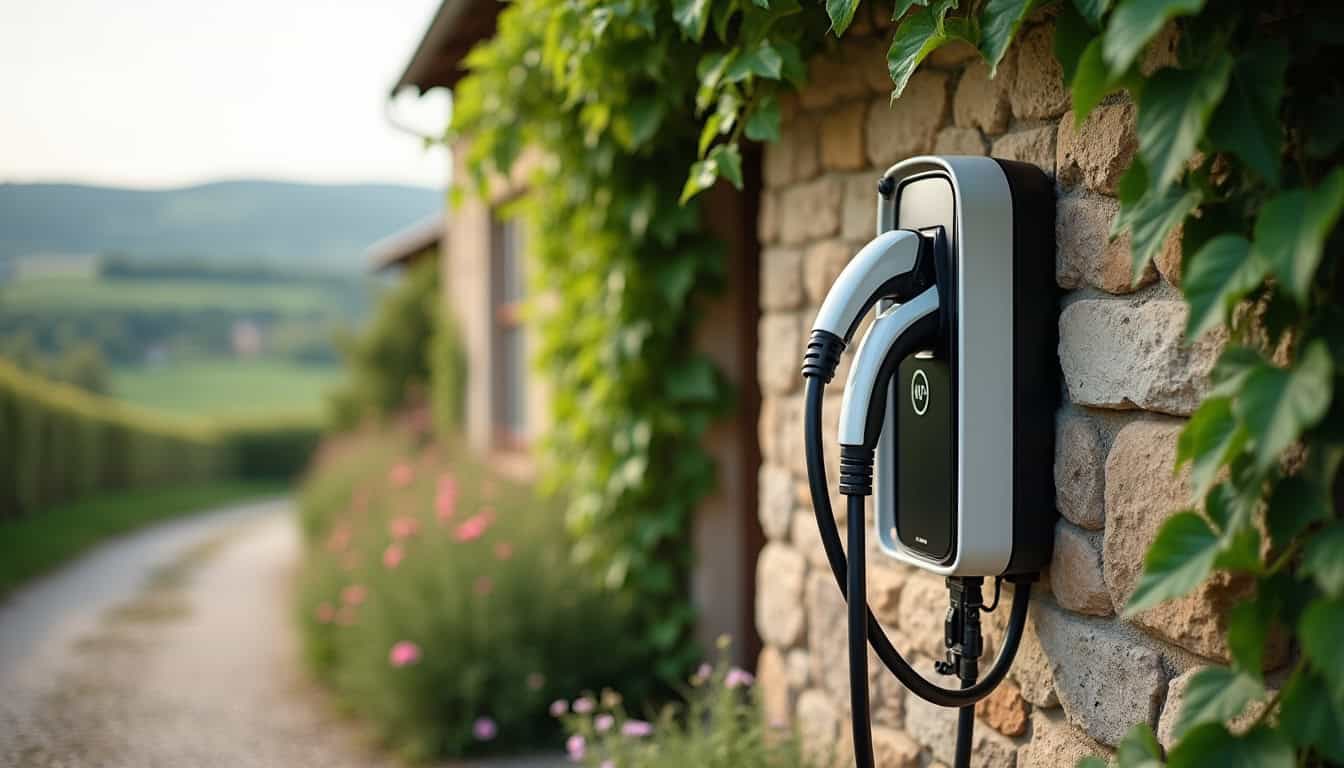 Entretien régulier d'une borne de recharge électrique à Saint-Privat-la-Montagne