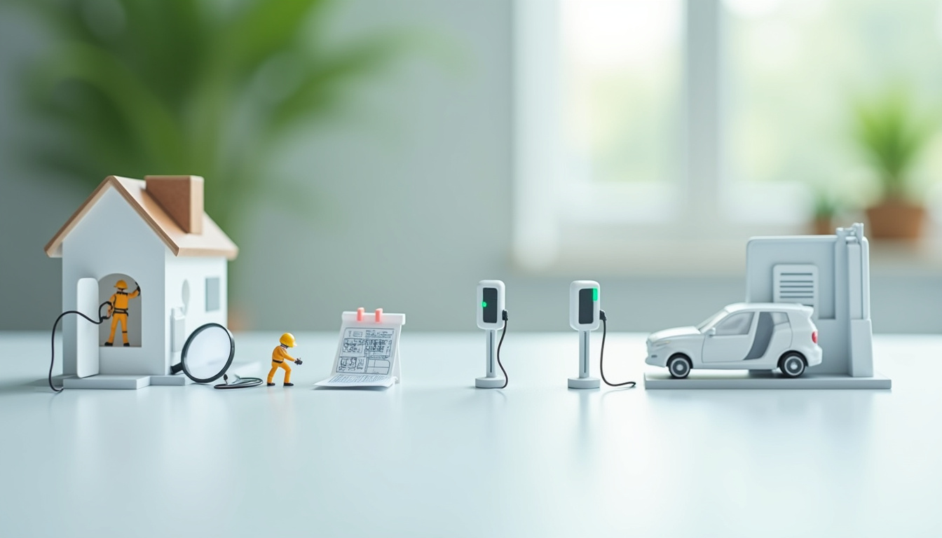 Étapes de l'installation d'une borne de recharge électrique à Biot: diagnostic, pose, test et mise en service