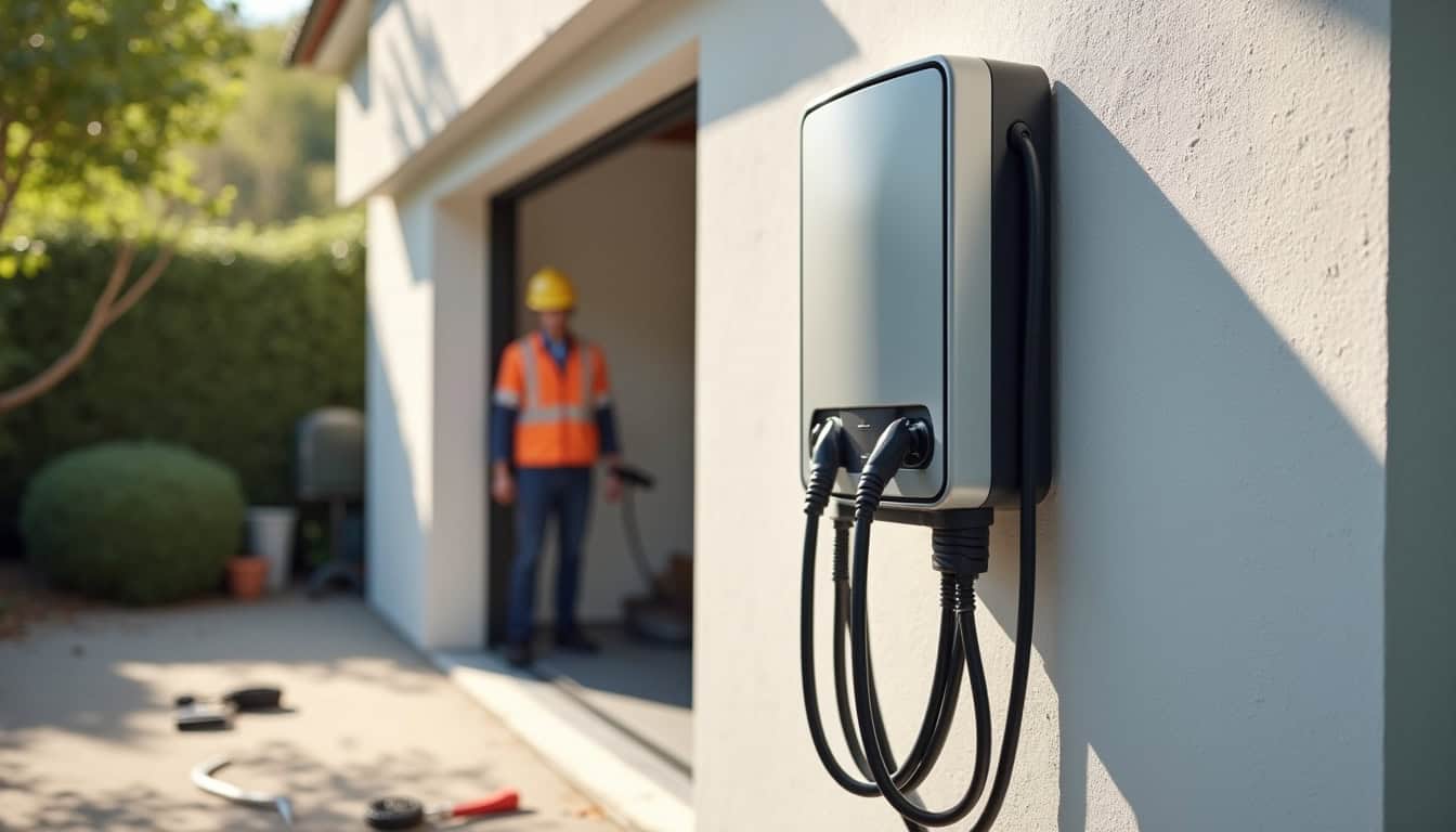 Étapes d'installation d'une borne de recharge électrique à Saint-Lon-les-mines