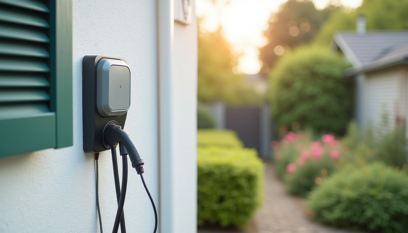 Étapes d'installation d'une borne de recharge électrique au domicile d'un habitant de Fouquereuil