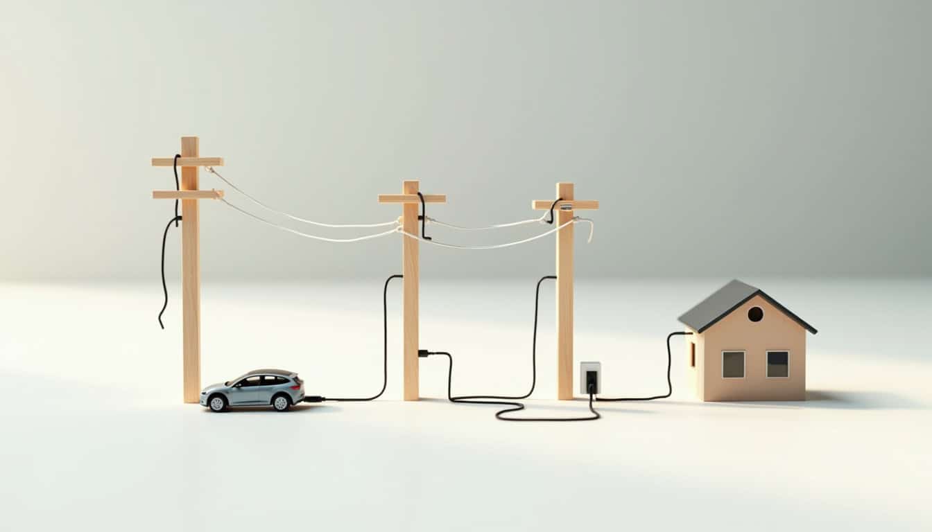 Illustration des différentes étapes d'installation d'une borne de recharge à Hirtzfelden