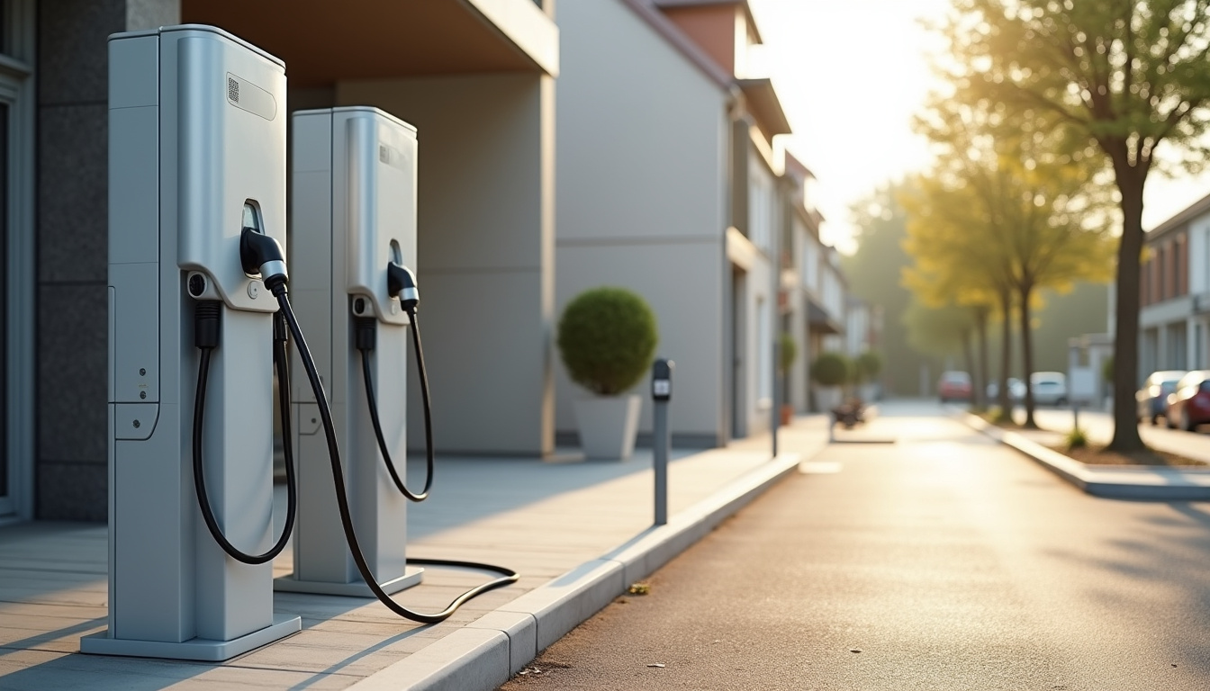 Illustration des différents types de bornes de recharge électrique disponibles à Maisse
