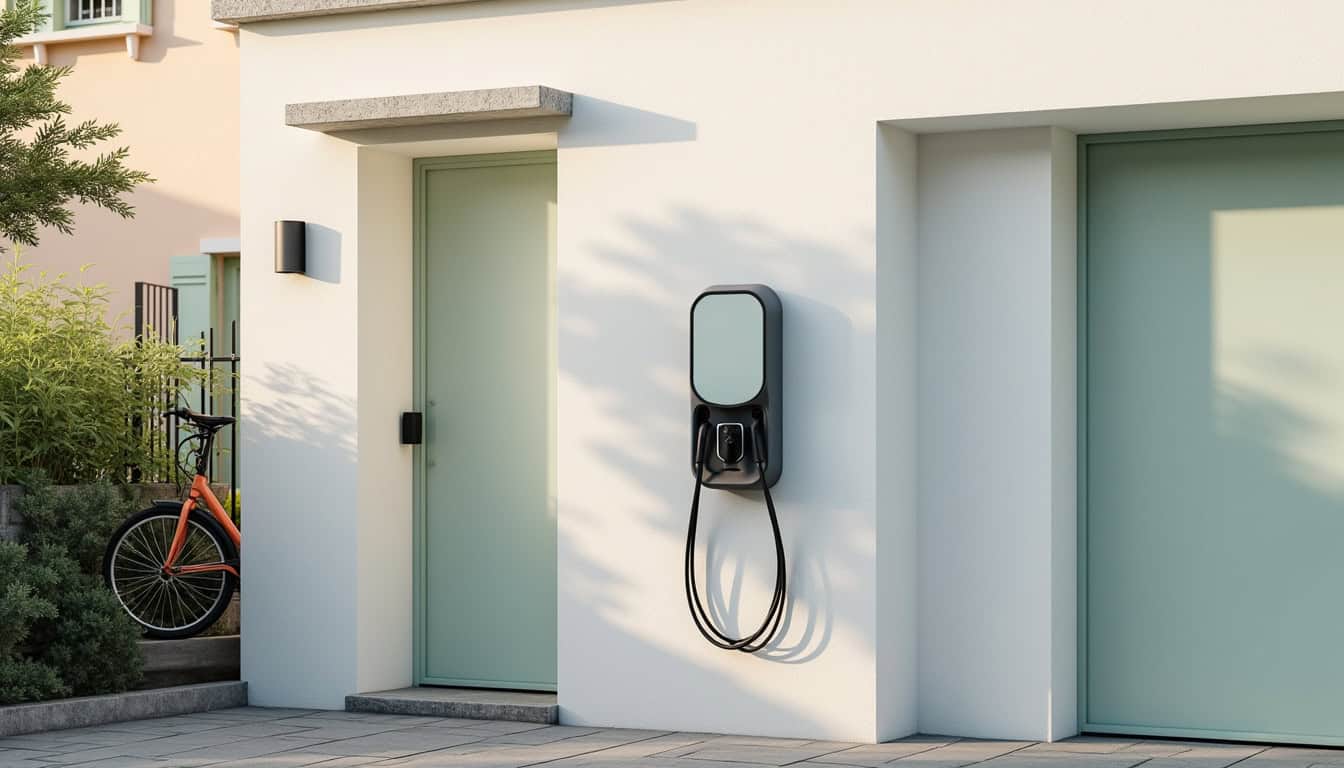 Illustration des différents types de bornes de recharge électrique disponibles pour les résidents de Notre-Dame-de-Riez
