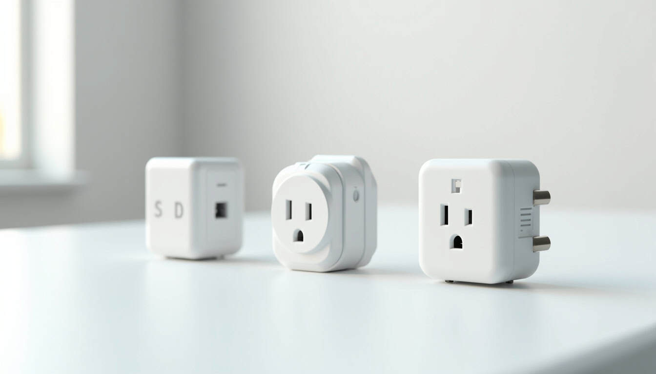 Illustration des différents types de bornes de recharge électrique: wallbox, prise renforcée, borne triphasée