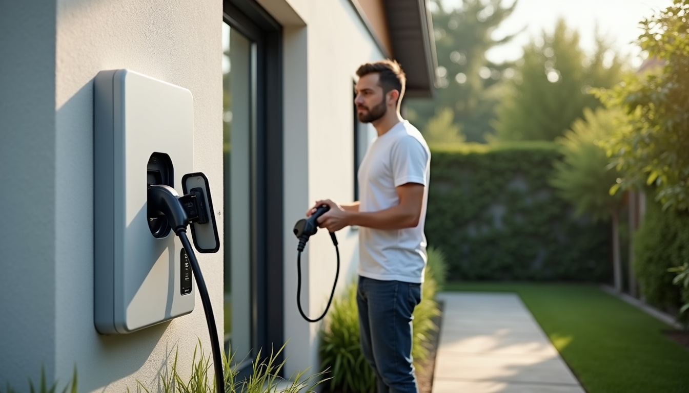 Illustration des étapes d'installation d'une borne de recharge à Aspach