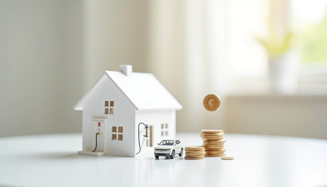 Infographie des aides financières pour l'installation d'une borne électrique en France