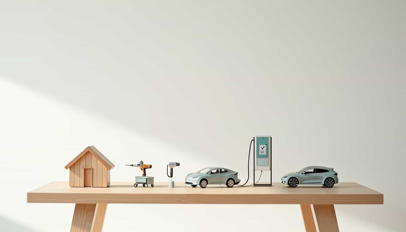 Infographie des étapes d'installation d'une borne électrique à Vandœuvre-lès-Nancy