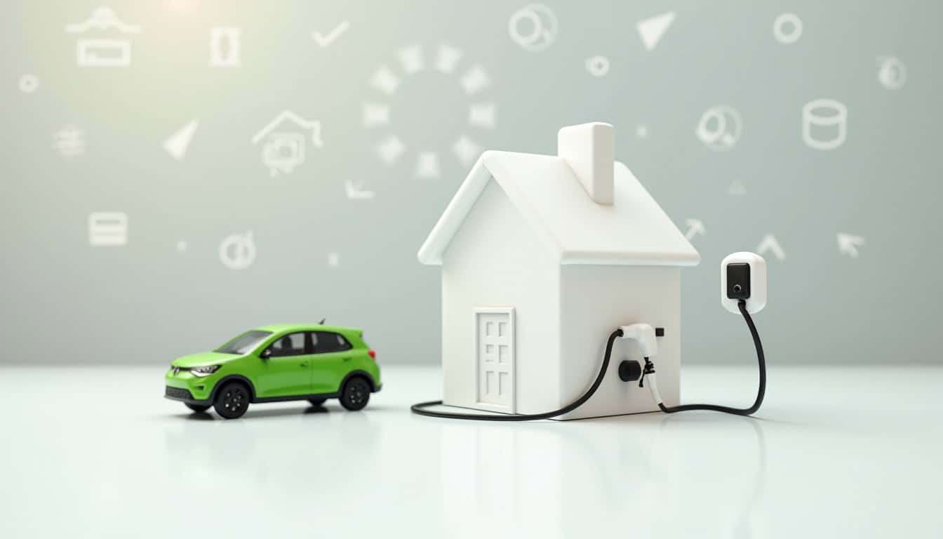 Infographie illustrant les aides disponibles pour l'installation d'une borne de recharge électrique