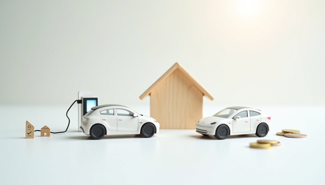 Infographie illustrant les aides financières disponibles pour l'achat et l'installation d'une borne de recharge à Félines