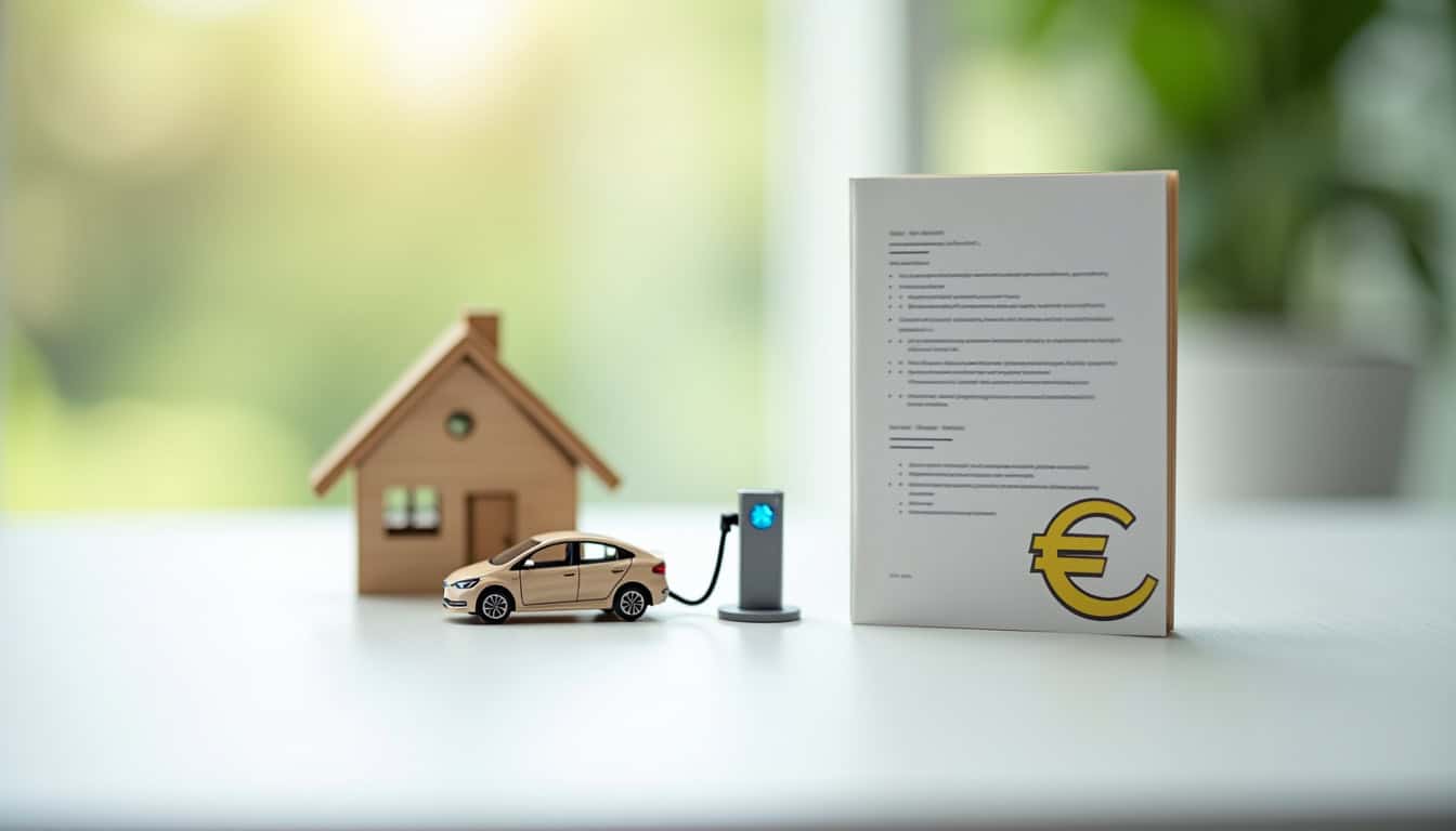 Infographie illustrant les aides financières disponibles pour l'installation d'une borne de recharge en 2026