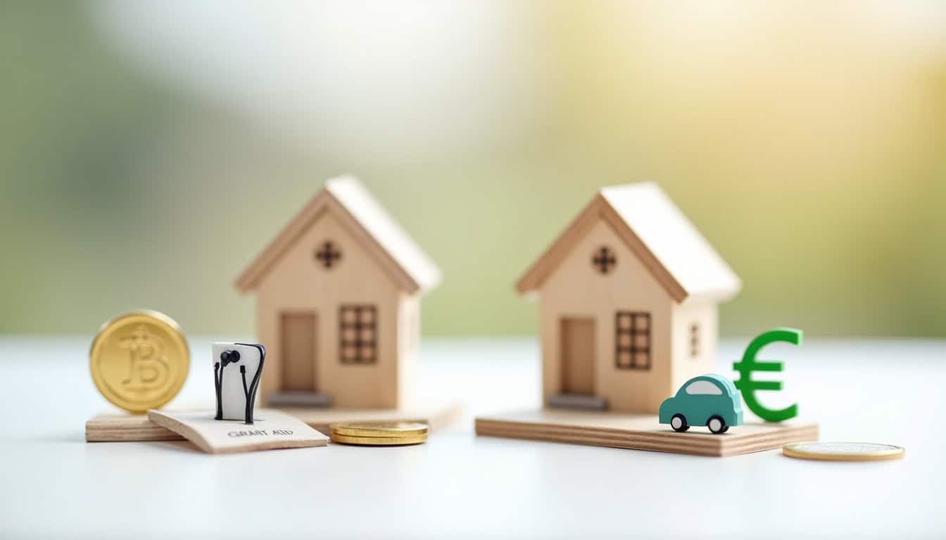 Infographie illustrant les aides financières pour l'installation d'une borne de recharge à Labastide-Beauvoir