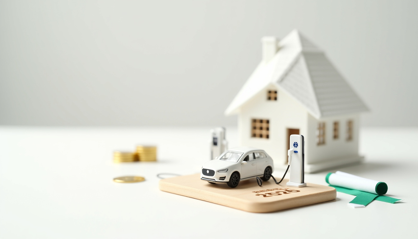 Infographie illustrant les aides financières pour l'installation d'une borne de recharge à Labastide-Marnhac