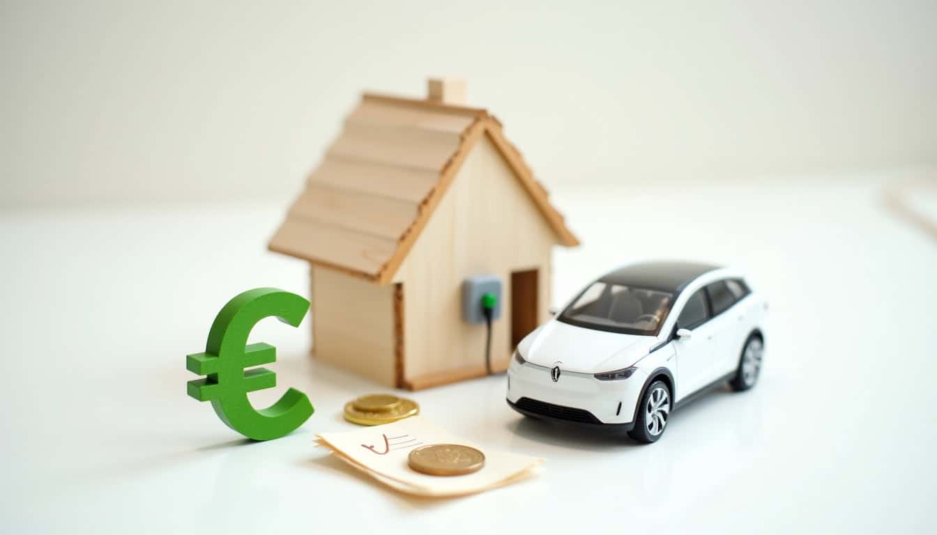 Infographie illustrant les aides financières pour l'installation d'une borne de recharge électrique en France en 2026