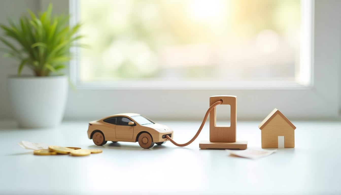 Infographie illustrant les aides financières pour l'installation d'une borne de recharge électrique en France