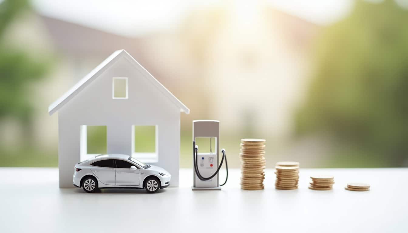Infographie illustrant les aides financières pour l'installation d'une borne de recharge électrique