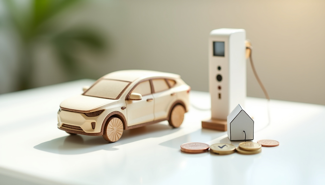 Infographie illustrant les aides financières pour l'installation d'une borne de recharge électrique
