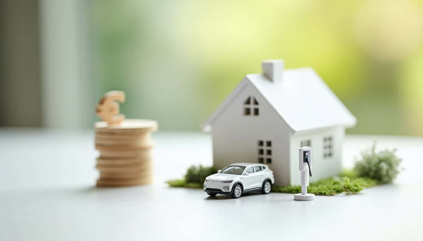 Infographie illustrant les aides financières pour l'installation d'une borne de recharge en France