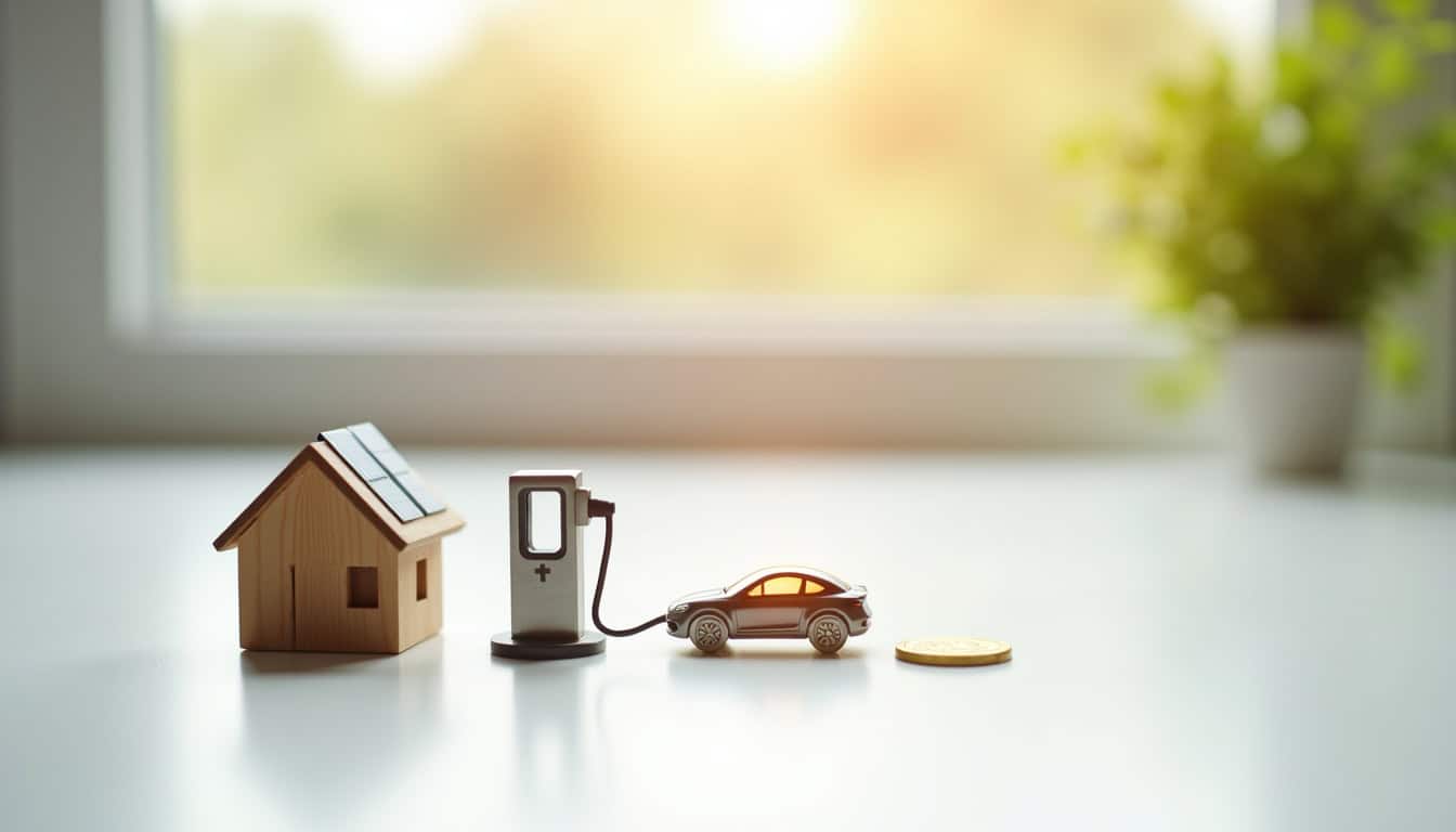 Infographie illustrant les aides financières pour l'installation d'une borne électrique: crédit d'impôt, TVA réduite, prime Advenir