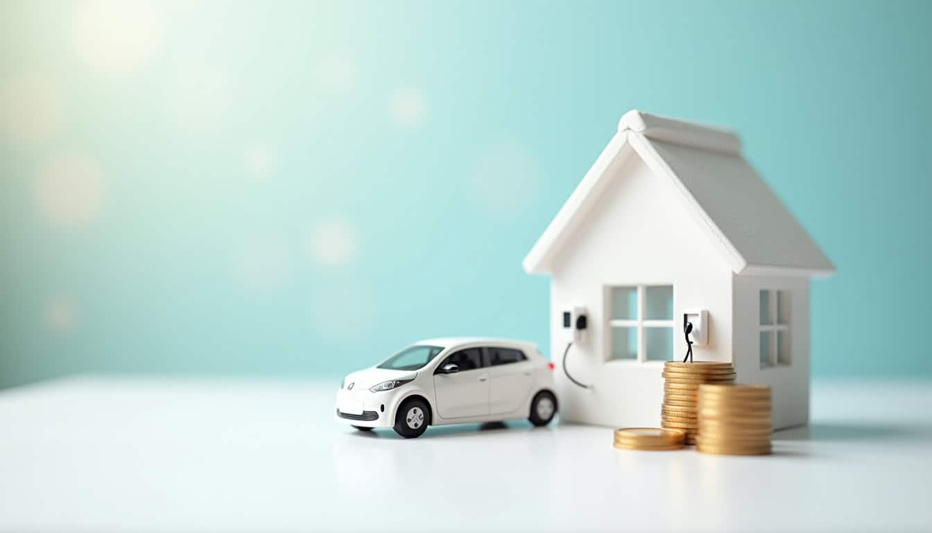 Infographie illustrant les aides financières pour l'installation d'une borne électrique en 2026