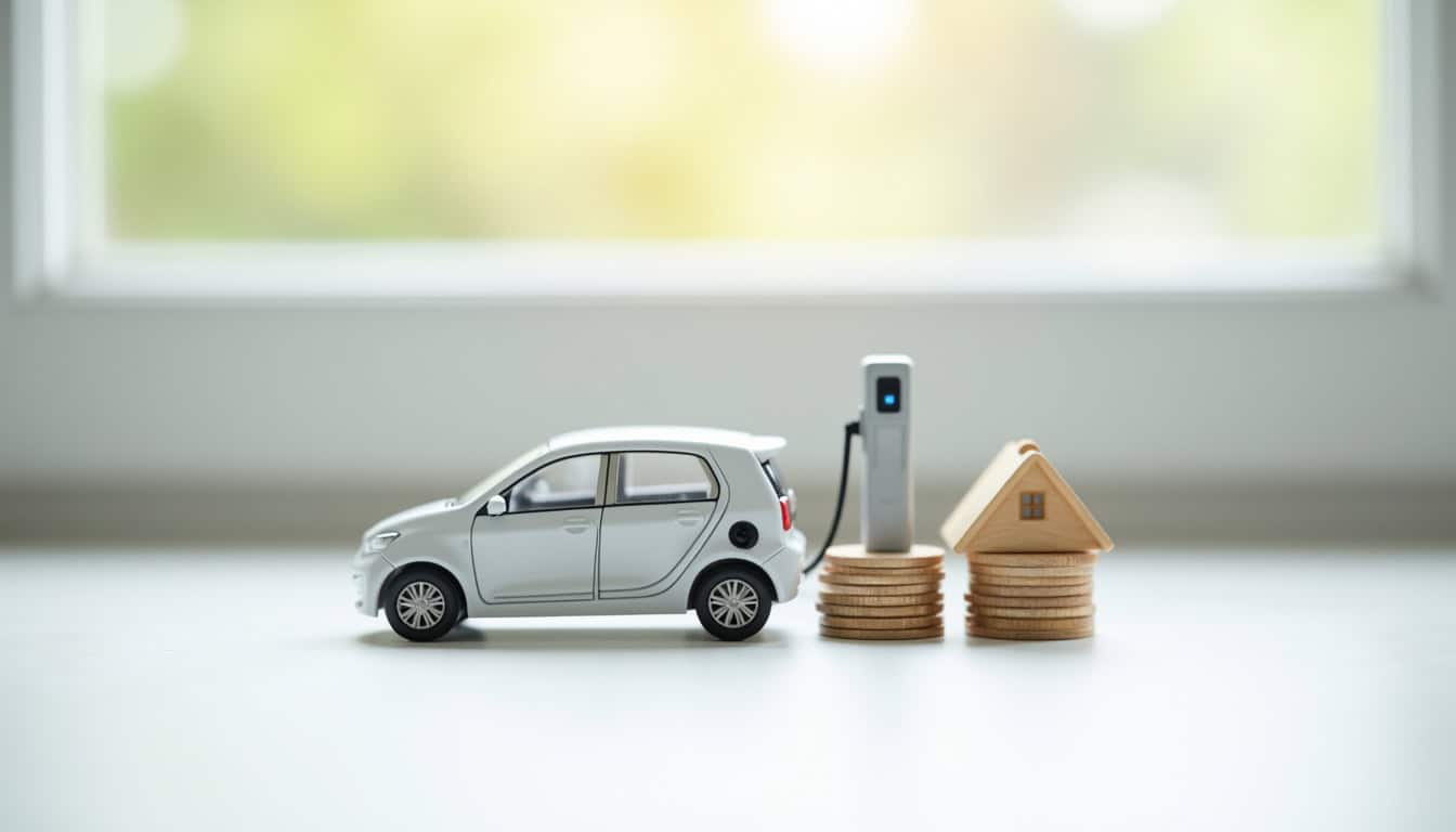 Infographie illustrant les aides financières pour l'installation d'une borne électrique