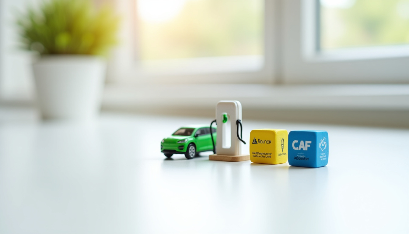 Infographie illustrant les différentes aides financières pour l'installation d'une borne de recharge électrique en France