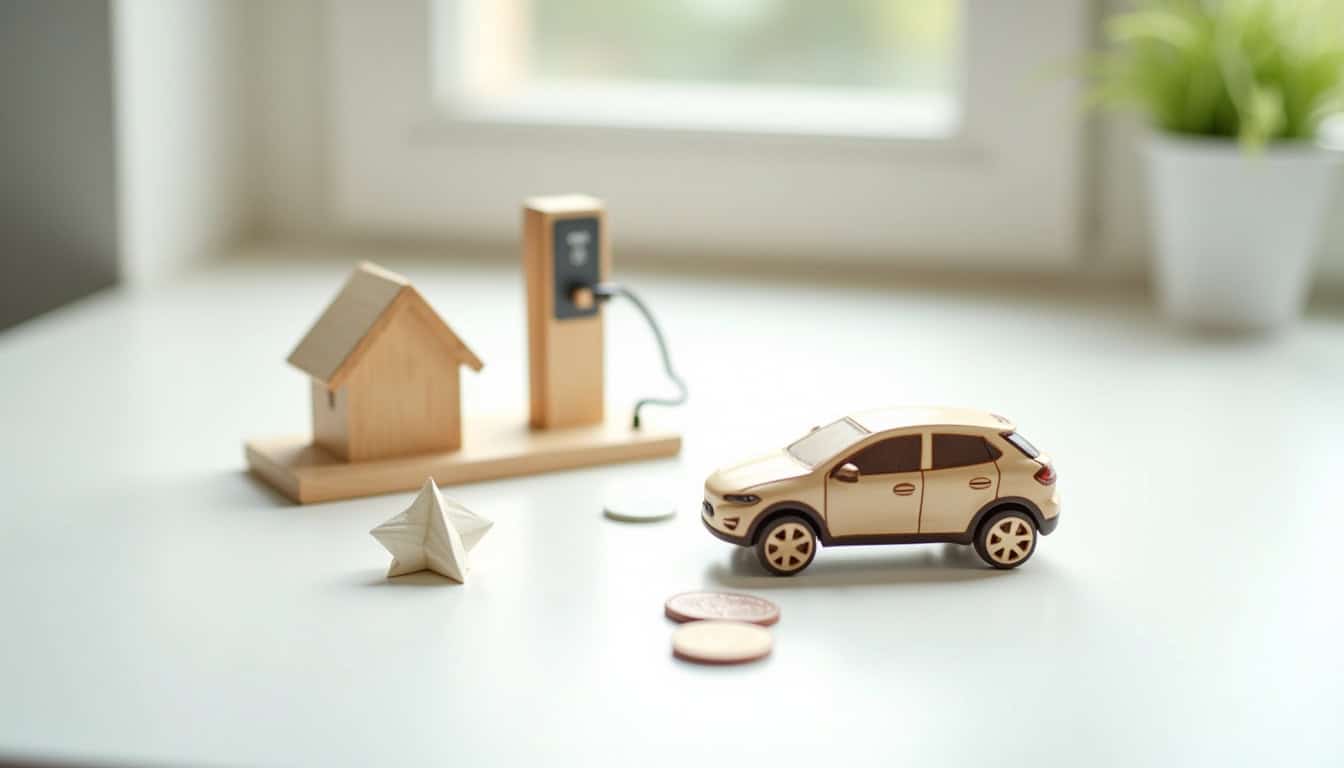 Infographie illustrant les différentes aides financières pour une borne de recharge électrique
