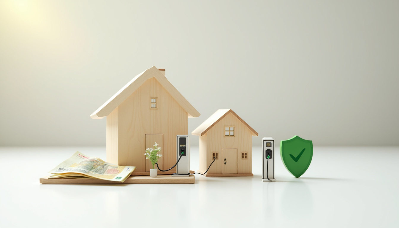 Infographie présentant les aides financières pour l'installation d'une borne électrique à Biol