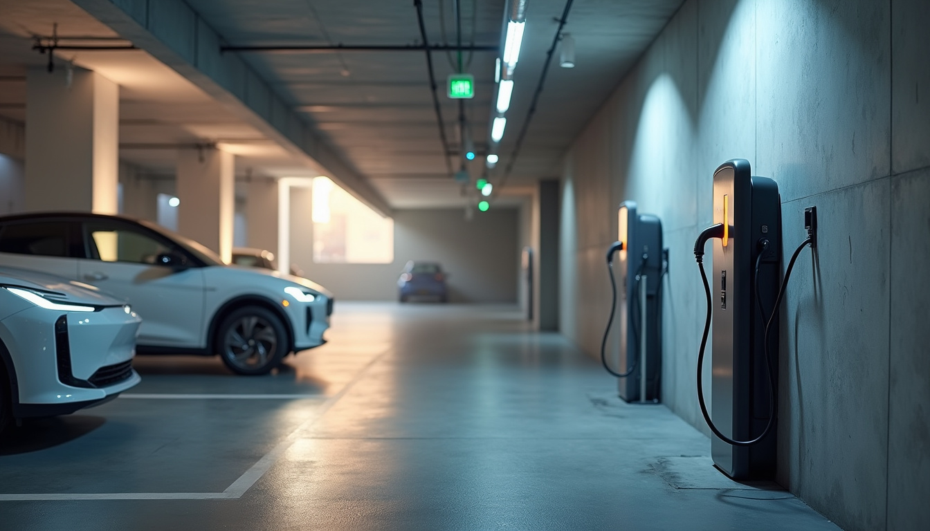 Installation d'une borne de recharge dans un box de copropriété à Le Meux