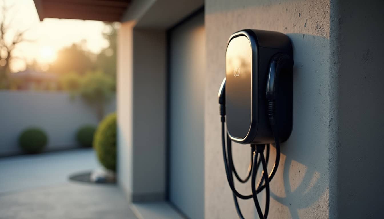 Installation d'une borne de recharge dans un garage à Clairac