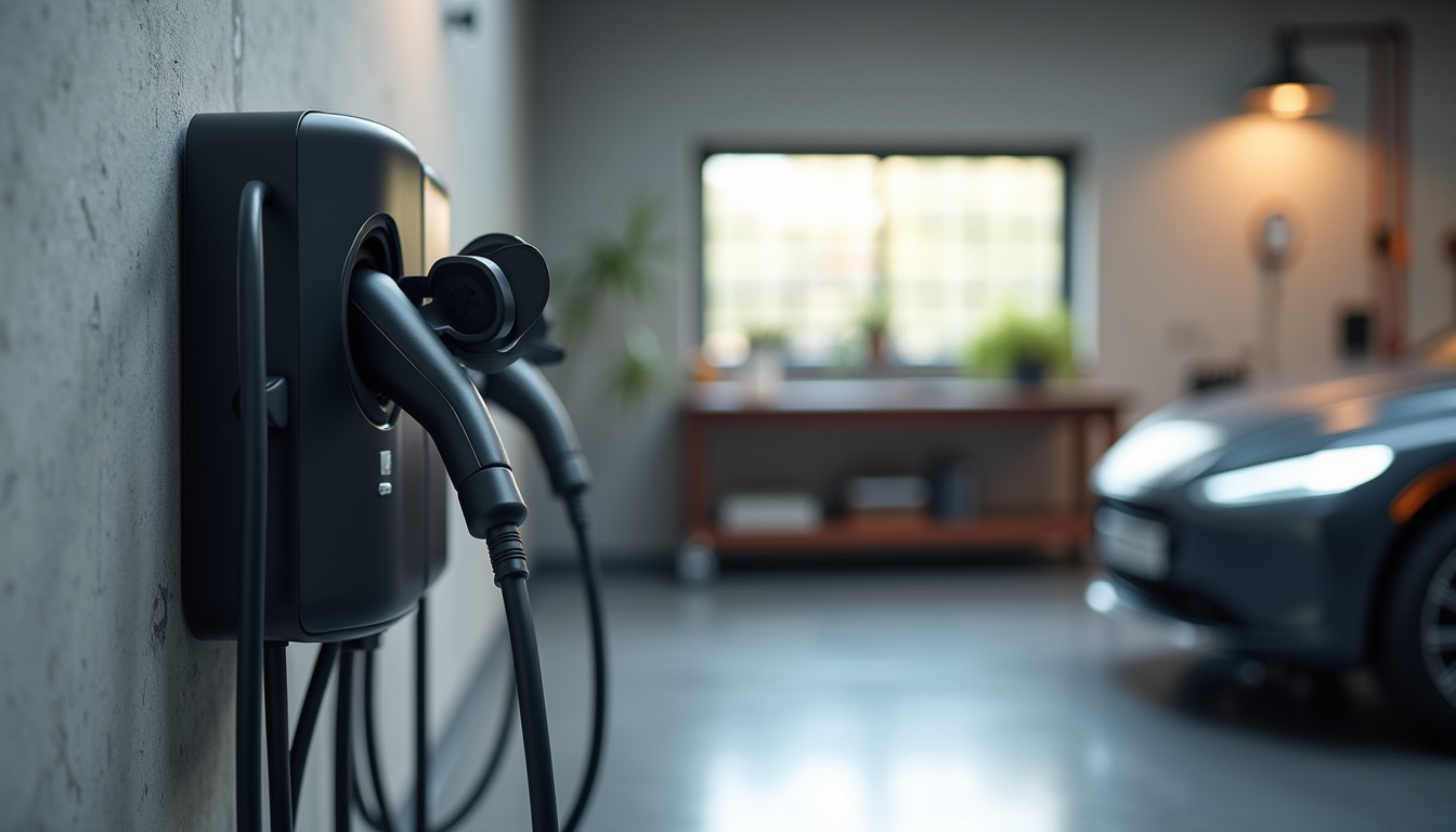Installation d'une borne de recharge dans un garage privé à Pont-de-l'Arche