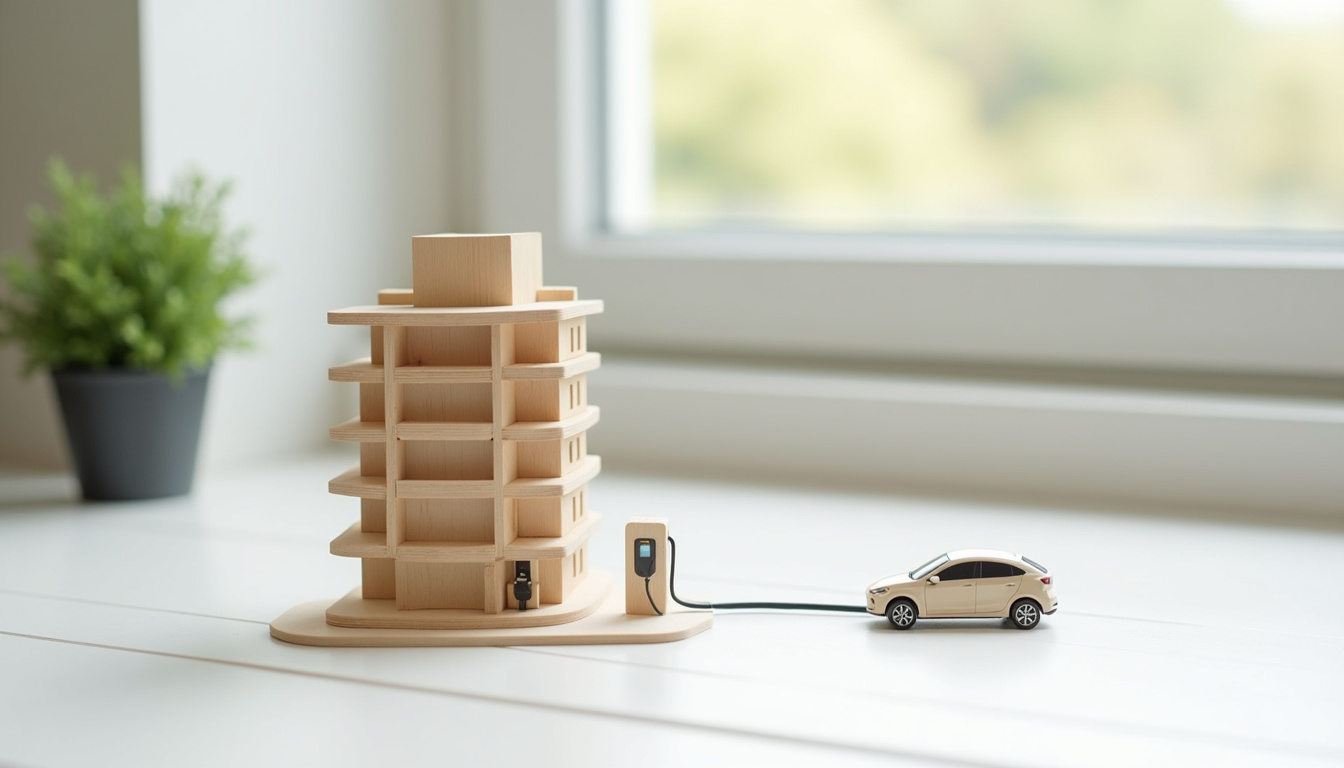 Installation d'une borne de recharge dans un parking collectif de copropriété