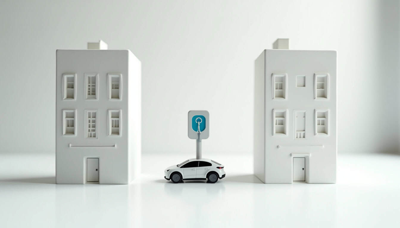 Installation d'une borne de recharge dans un parking de copropriété à Arleux