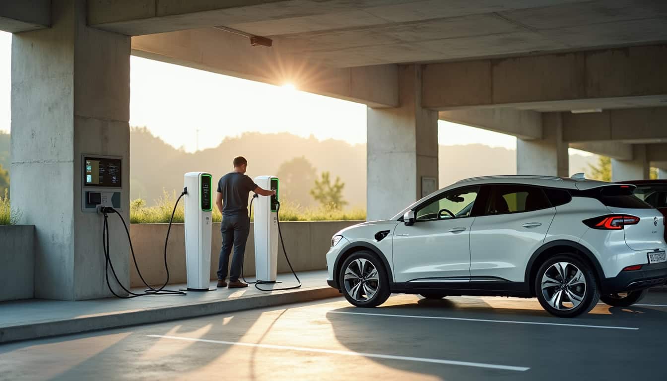 Installation d'une borne de recharge dans un parking de copropriété à Clermont-Ferrand