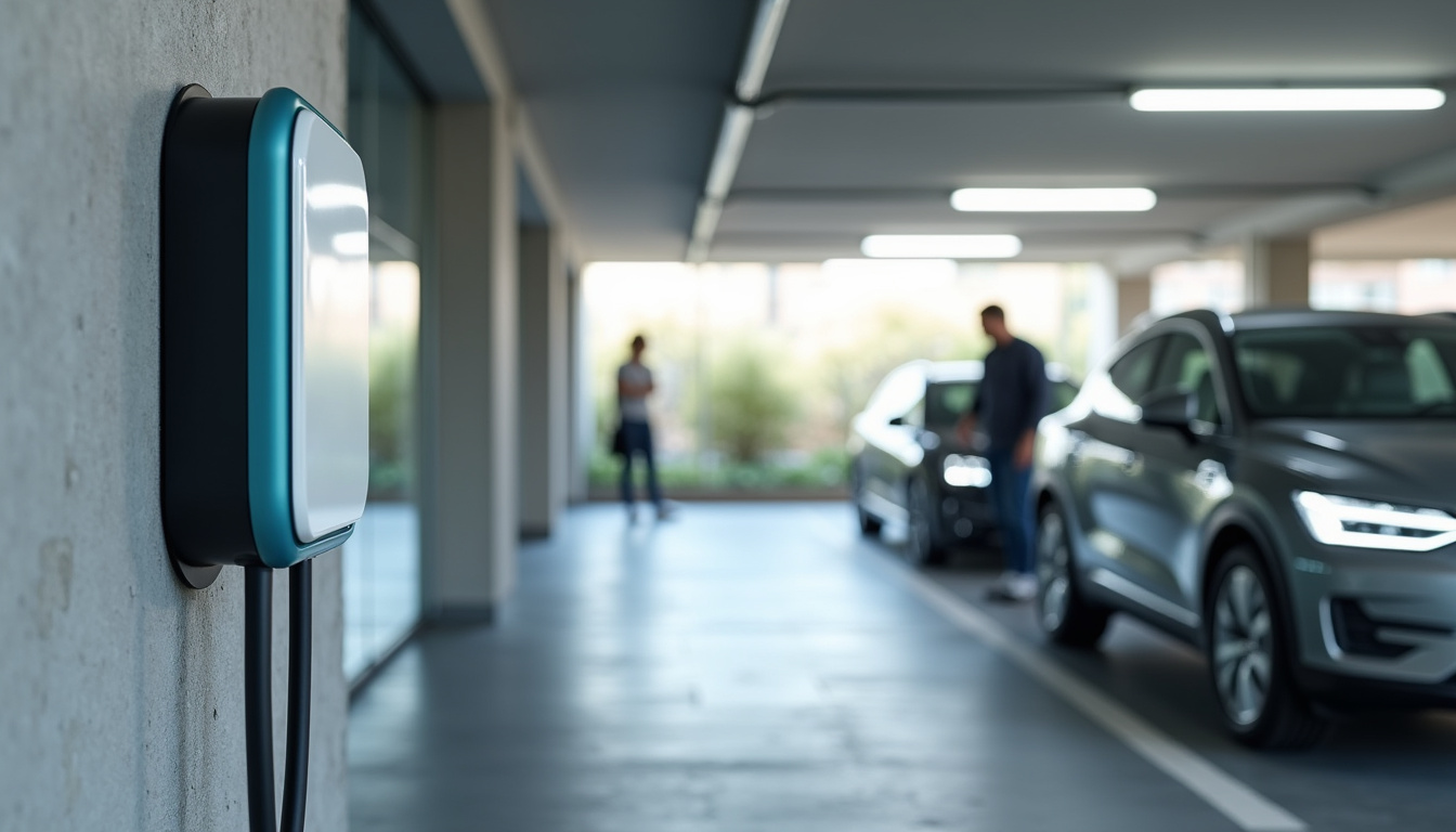 Installation d'une borne de recharge dans un parking de copropriété à Guewenheim