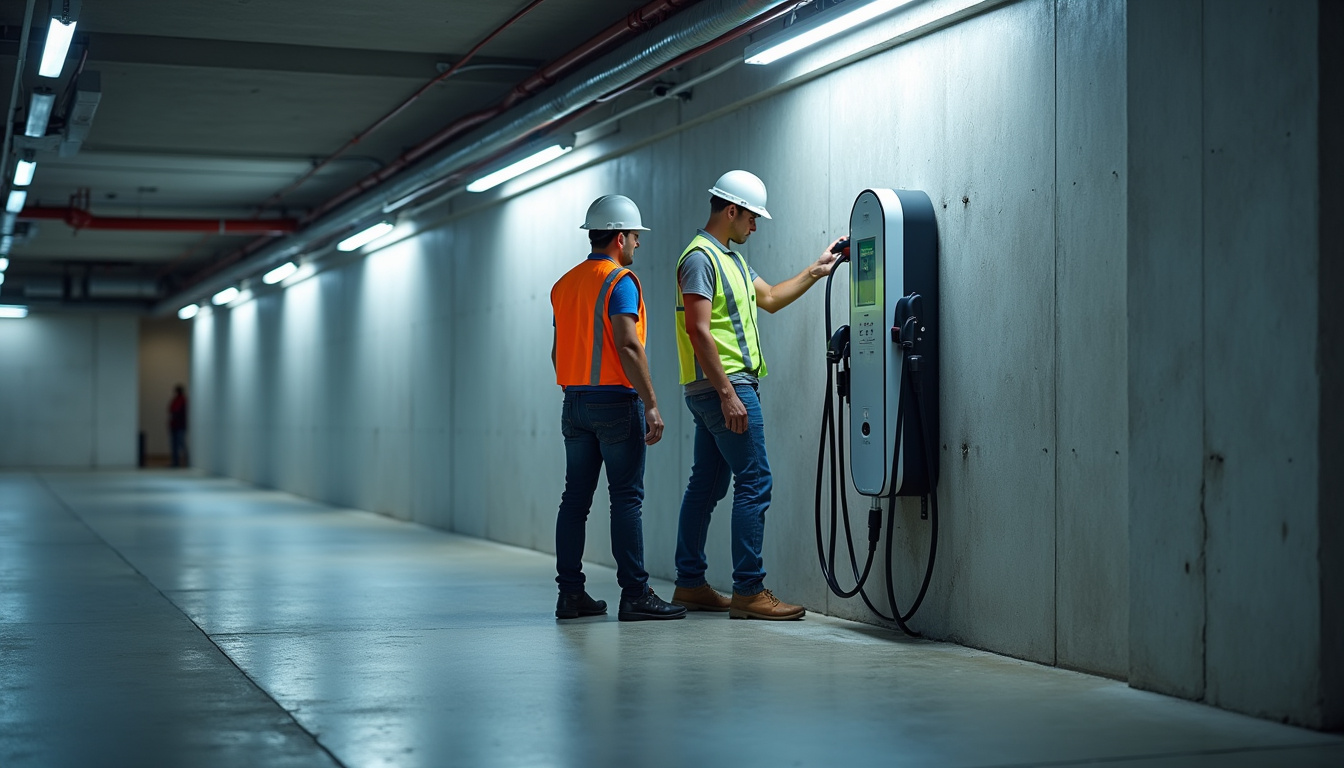 Installation d'une borne de recharge dans un parking de copropriété à Lavalette