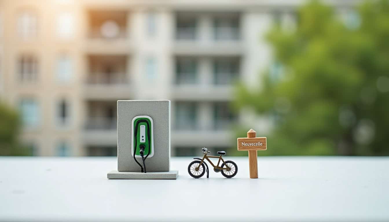 Installation d'une borne de recharge dans un parking de copropriété à Neuvecelle