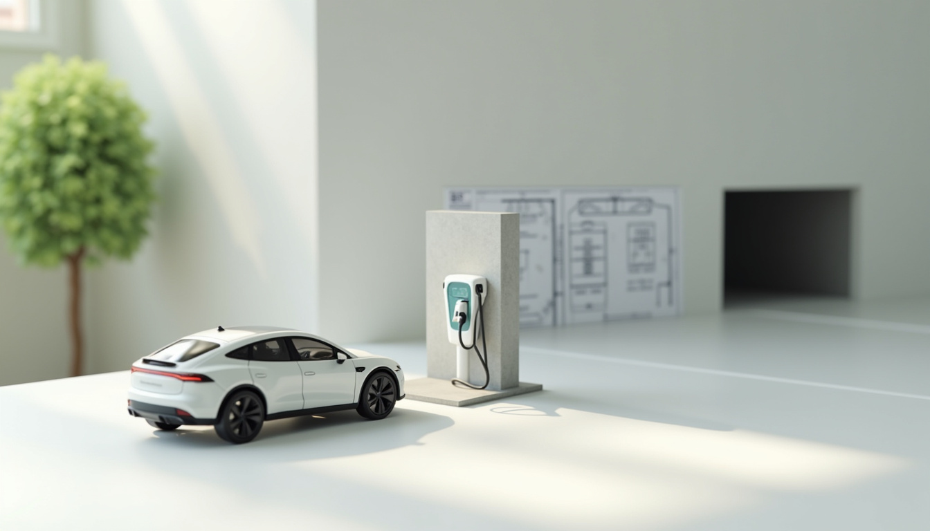 Installation d'une borne de recharge dans un parking d'immeuble en copropriété